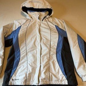 Columbia Winter Jacket with Liner and Hood, Womans Size XL